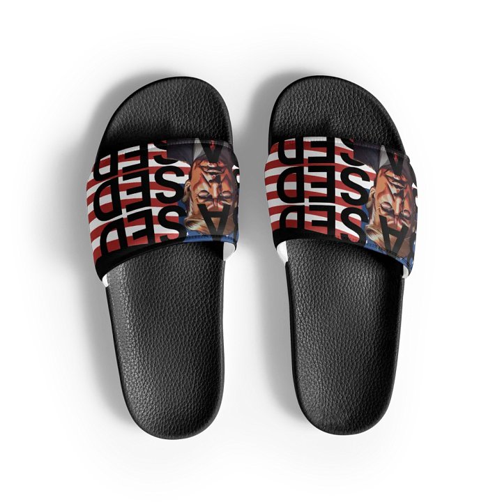 BASED American Flag Mugshot ~Men's Slide's~ product image (1)