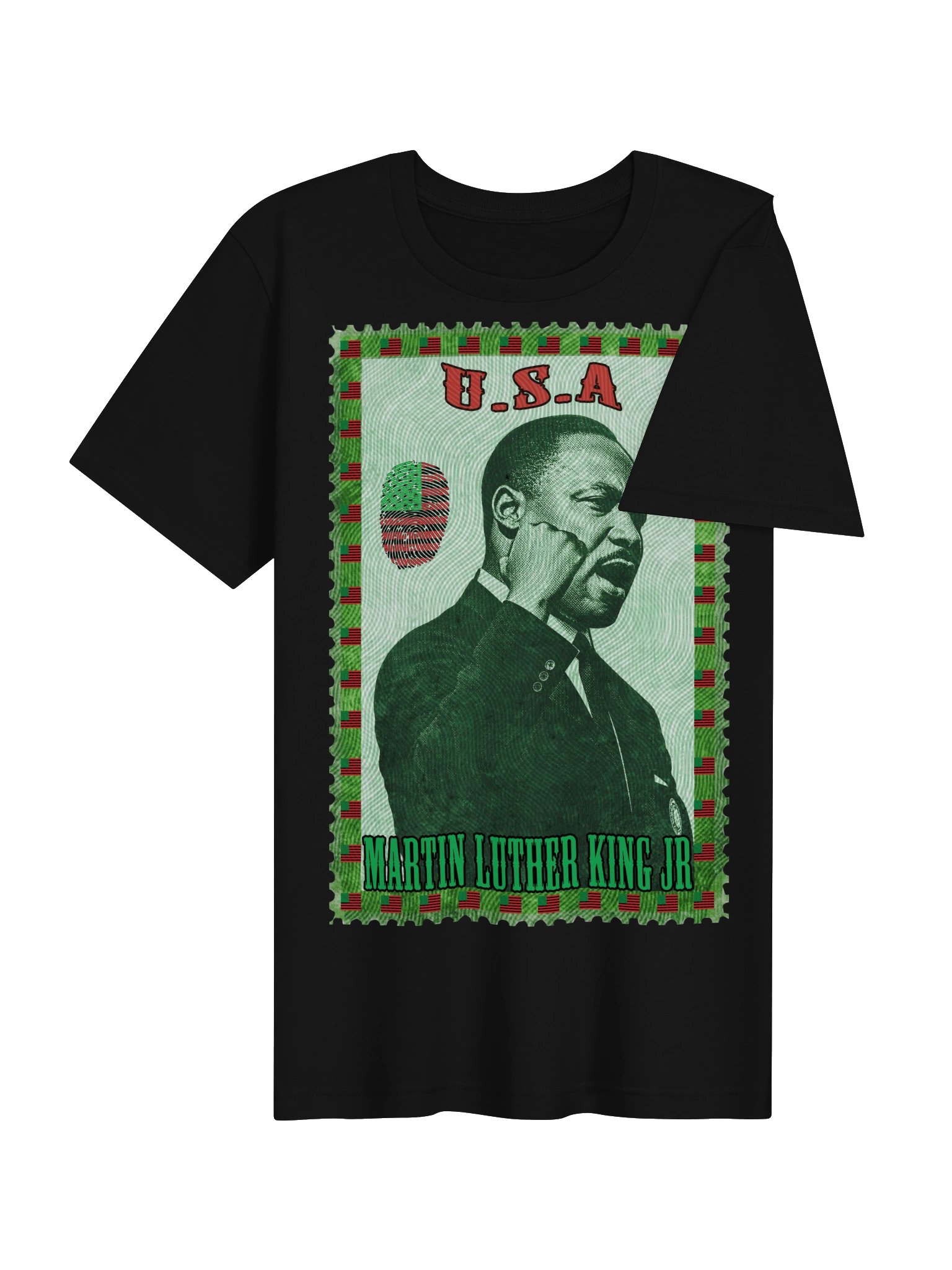 Martin Luther King Jr. Vintage Postage Stamp T-Shirt | USA product image (34)