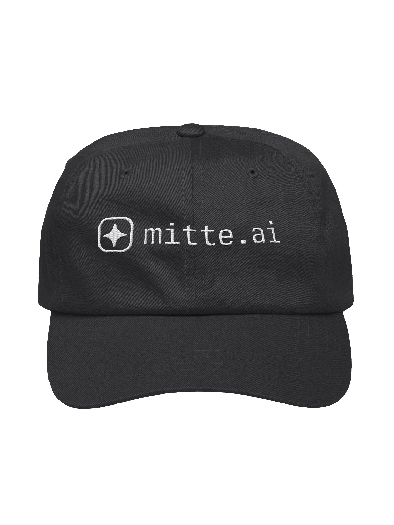 mitte.ai official embroidered hat - 100% cotton product image (1)