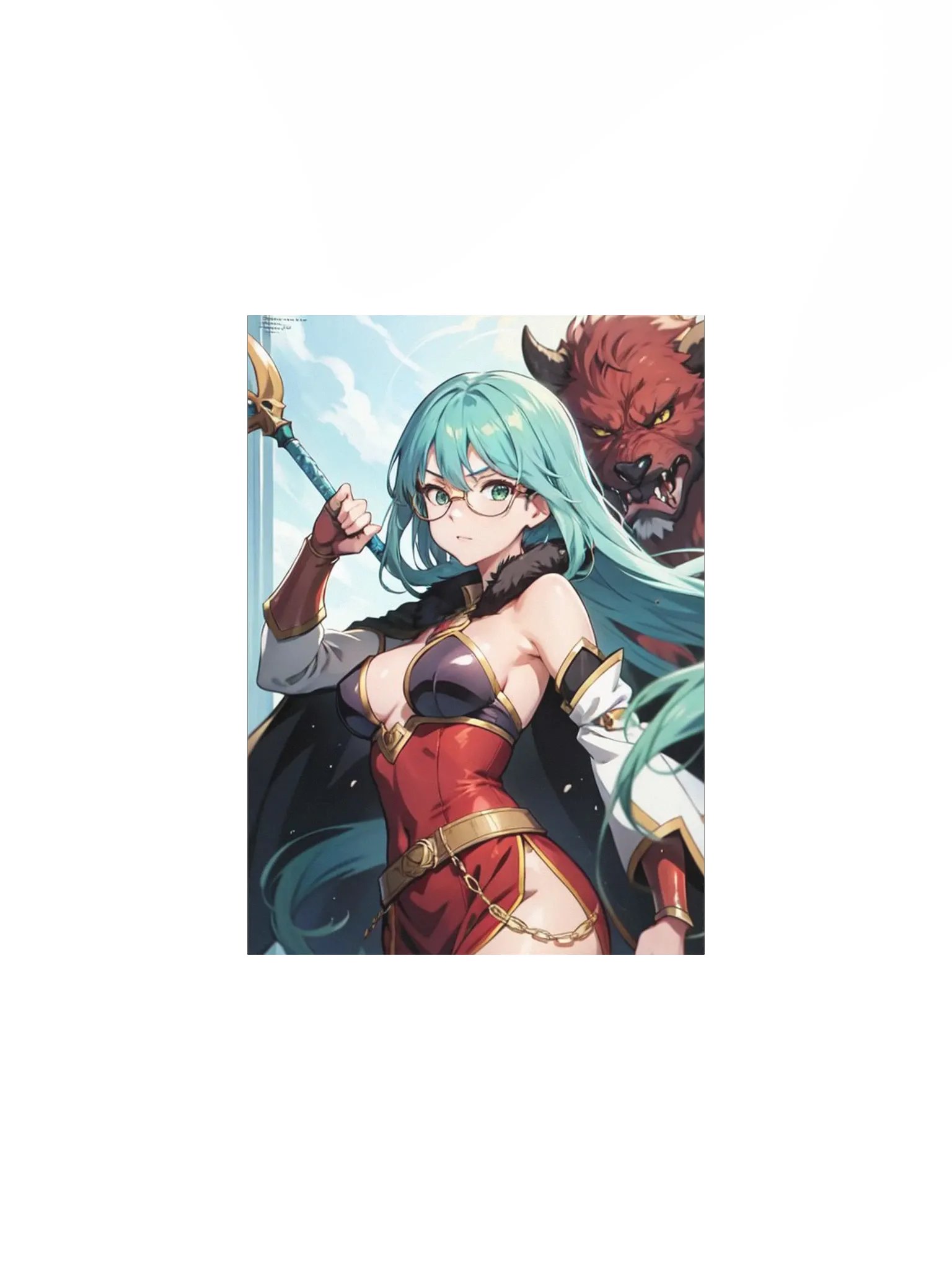 Aqua K Warrior Poster product image (1)