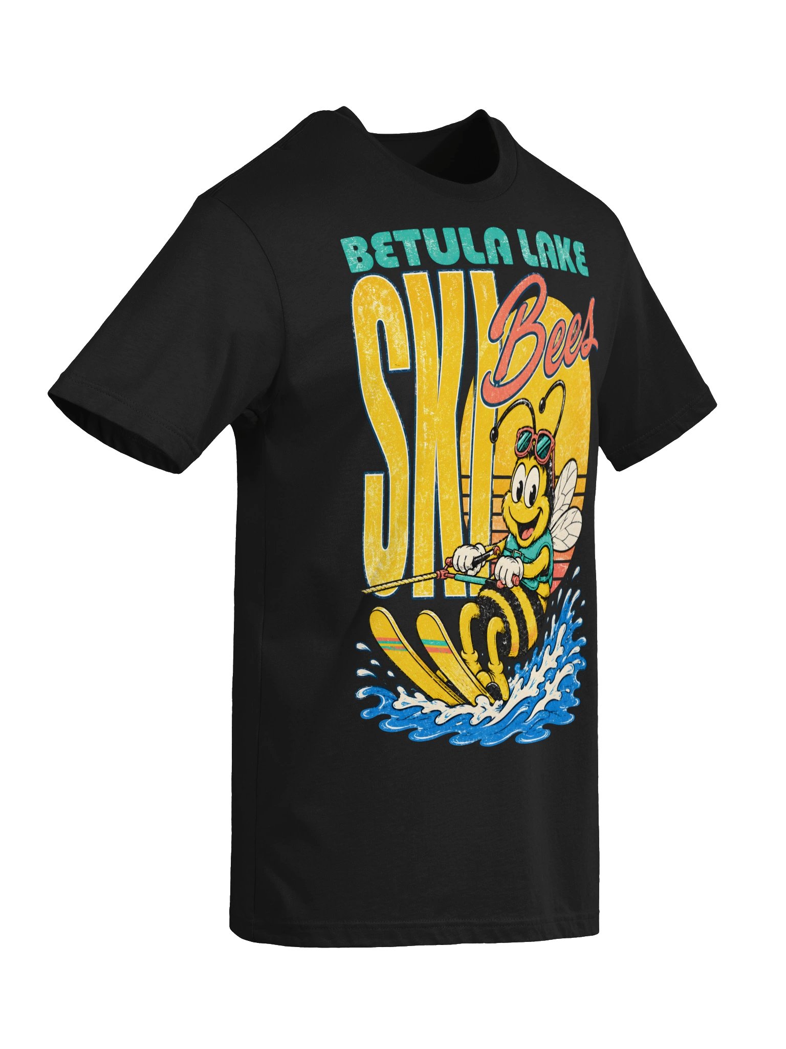 Betula Lake Ski Bees Retro Surf Tee product image (6)