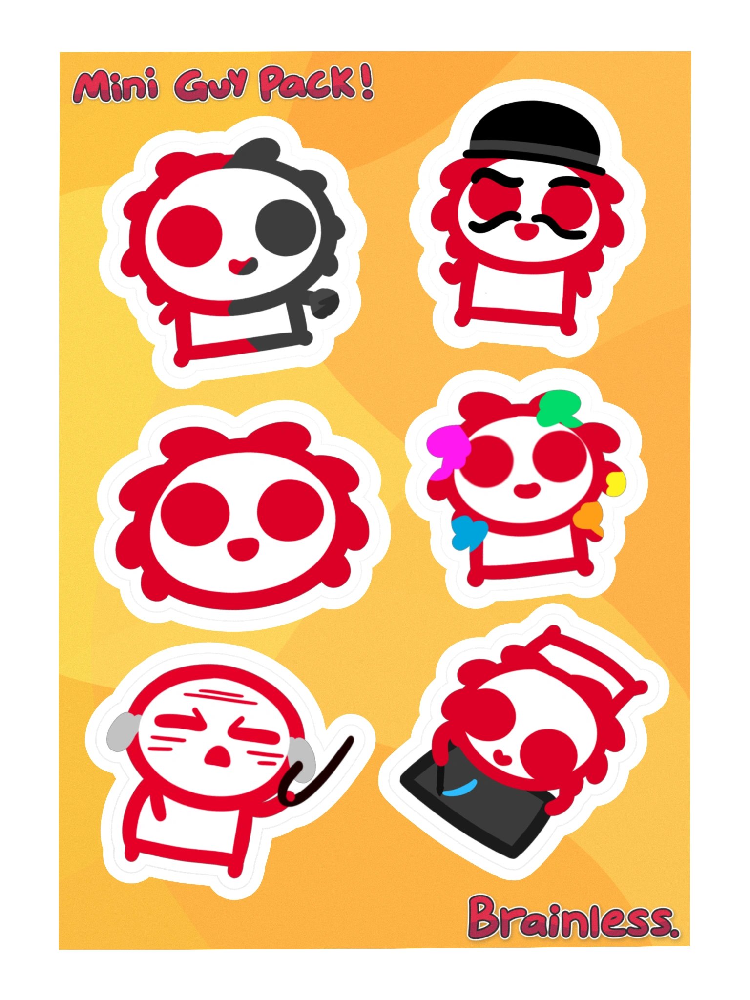 Mini Guy Sticker Pack! product image (1)