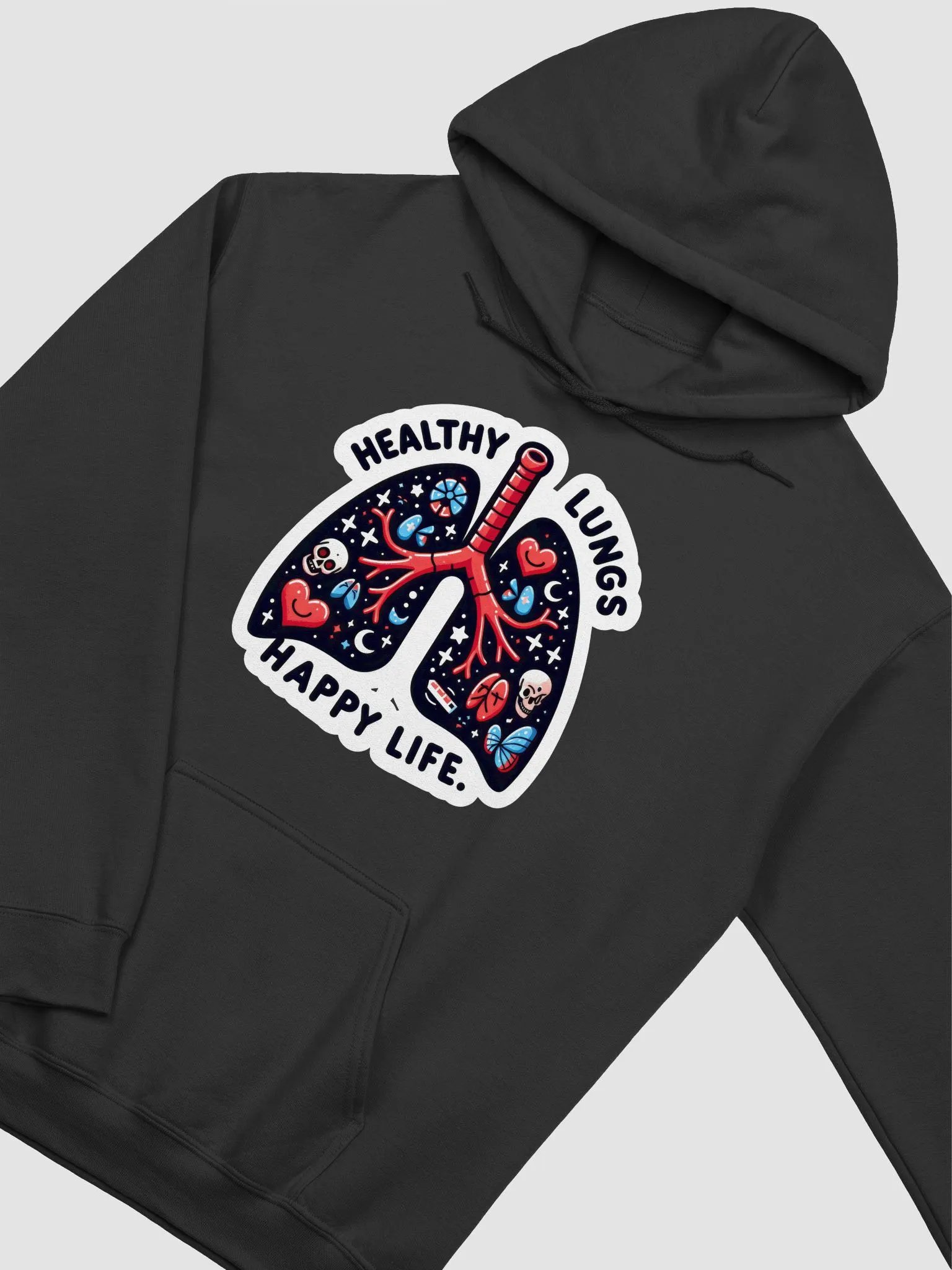 Whimsical Lung Art Classic Hoodie product image (20)