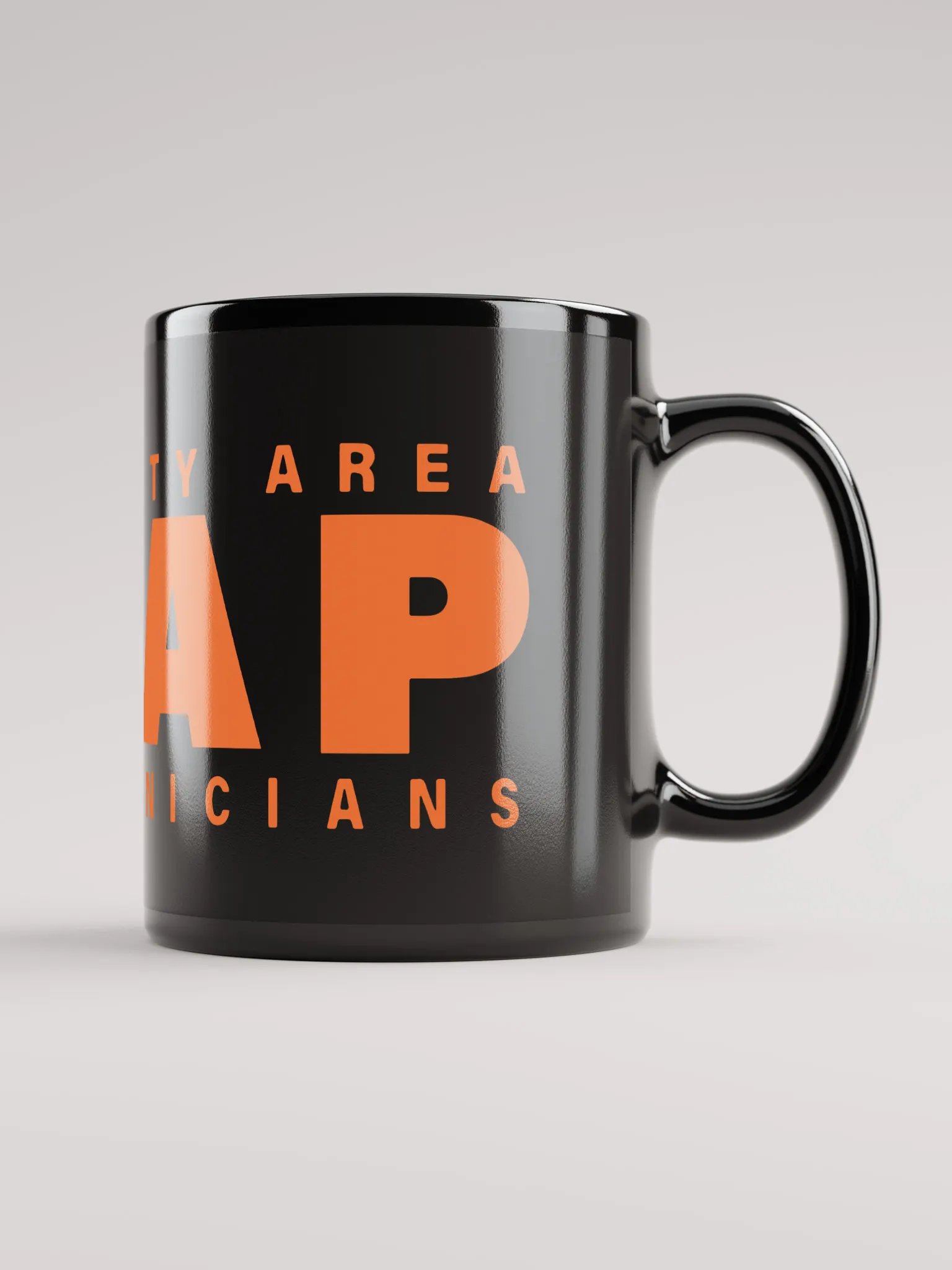 Black Coffee Mug - Orange KCAP product image (1)