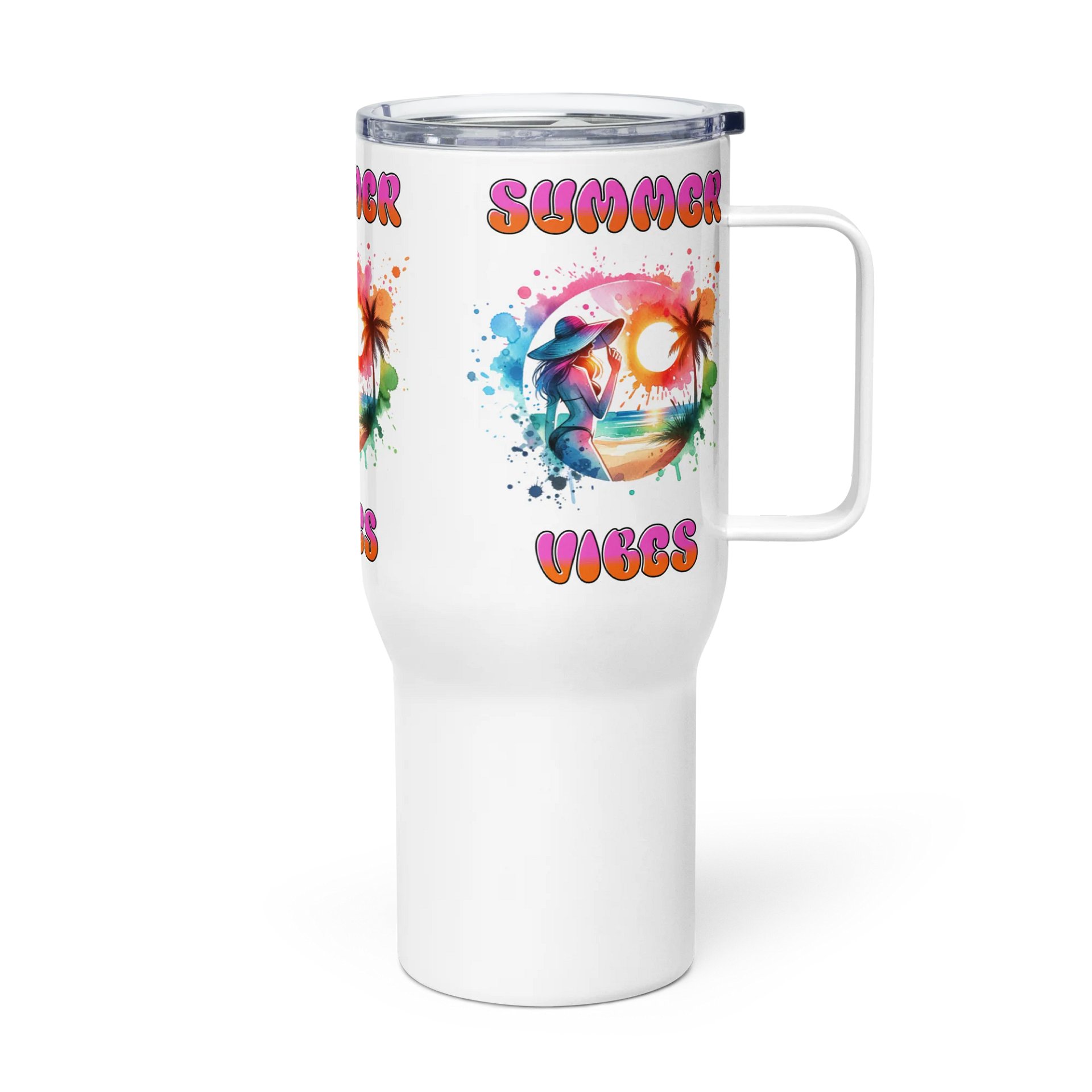 Tropical Summer Vibes Travel Mug product image (4)