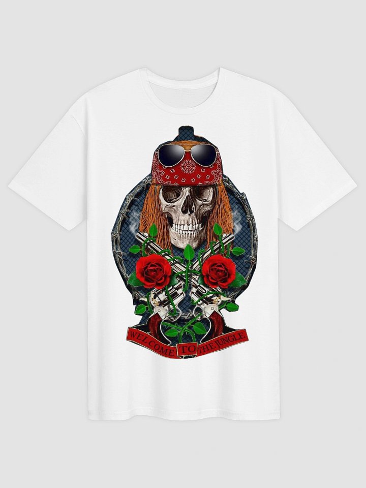 Guns N' Roses T-Shirt - Welcome to the Jungle Axl Skull product image (1)