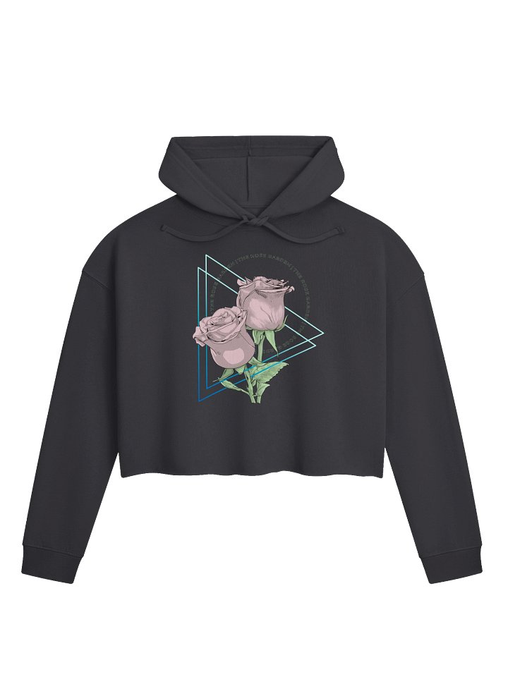 Classic Rose Garden Crop Hoodie product image (5)