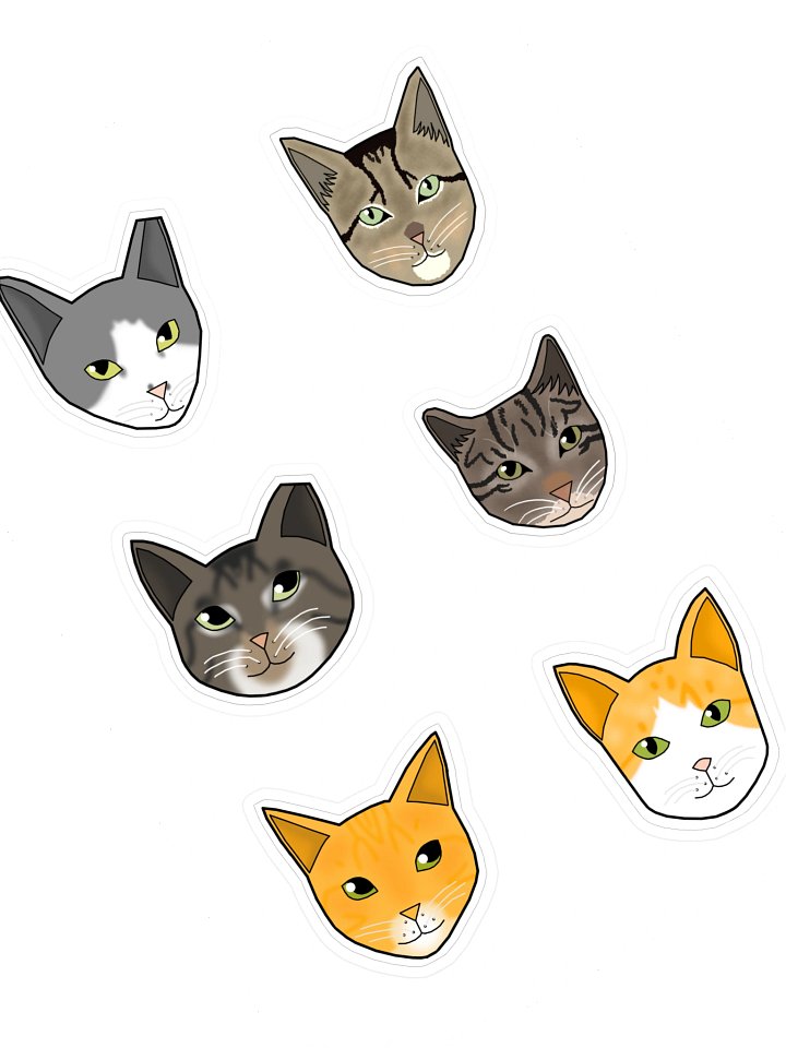 Whiskered Whimsy Sticker Ensemble 2 product image (1)