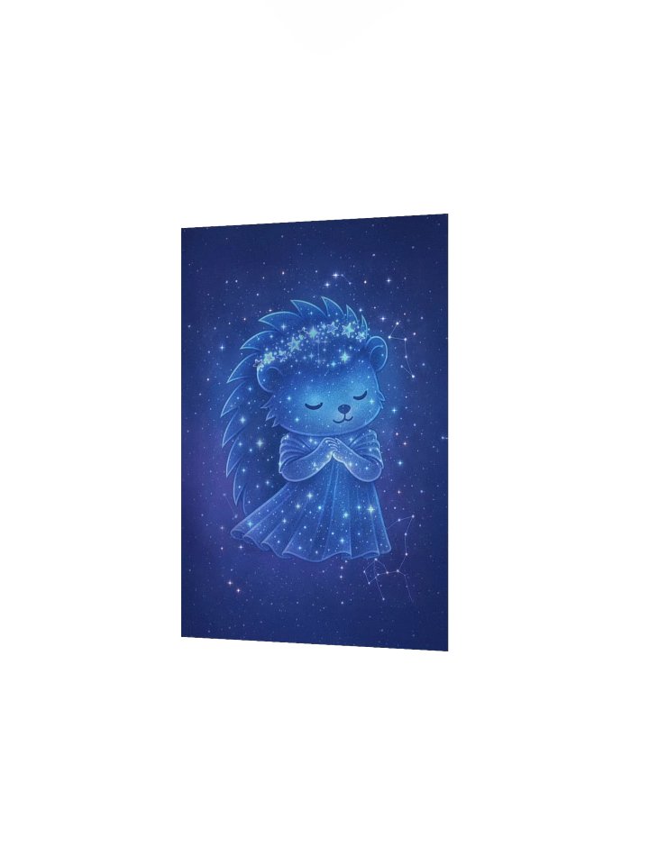 Zodiac hedgie Virgo matte poster product image (7)