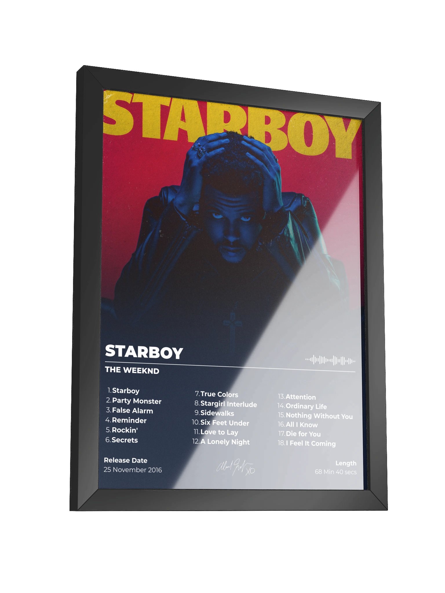 Starboy Album Poster Framed product image (5)