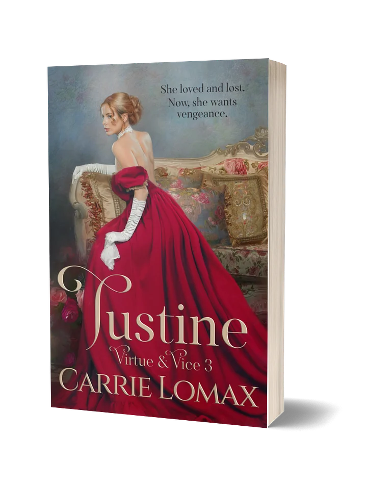 Justine: A Steamy Victorian Masquerade Romance (Virtue & Vice, #3) Signed Paperback product image (1)