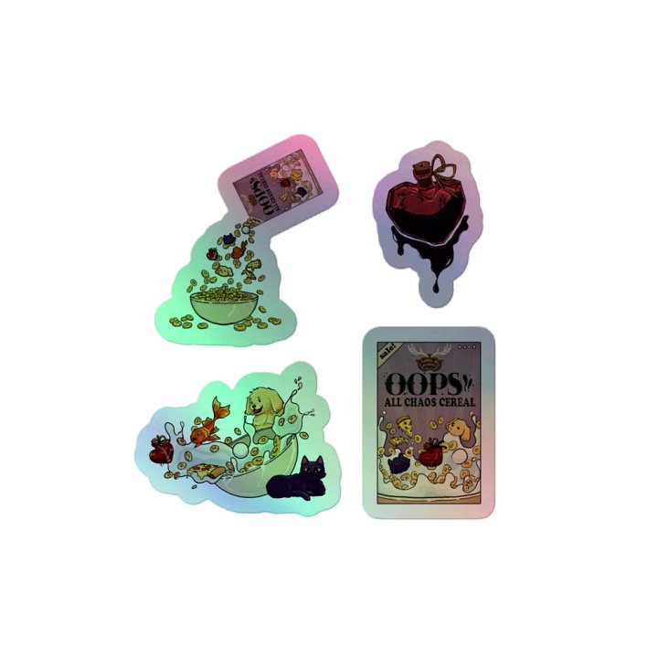Oops! all chaos cereal set holographic product image (1)
