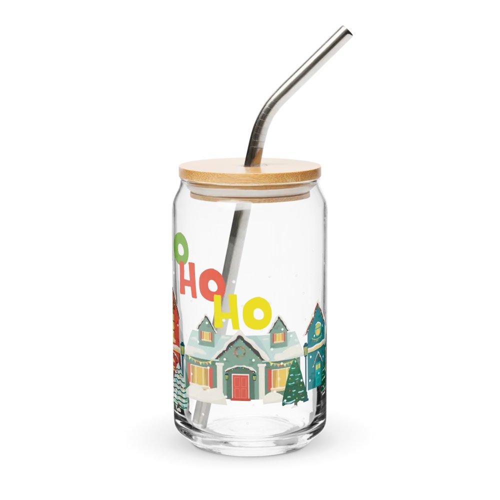 HO HO HO Can-Shaped Glassware product image (1)