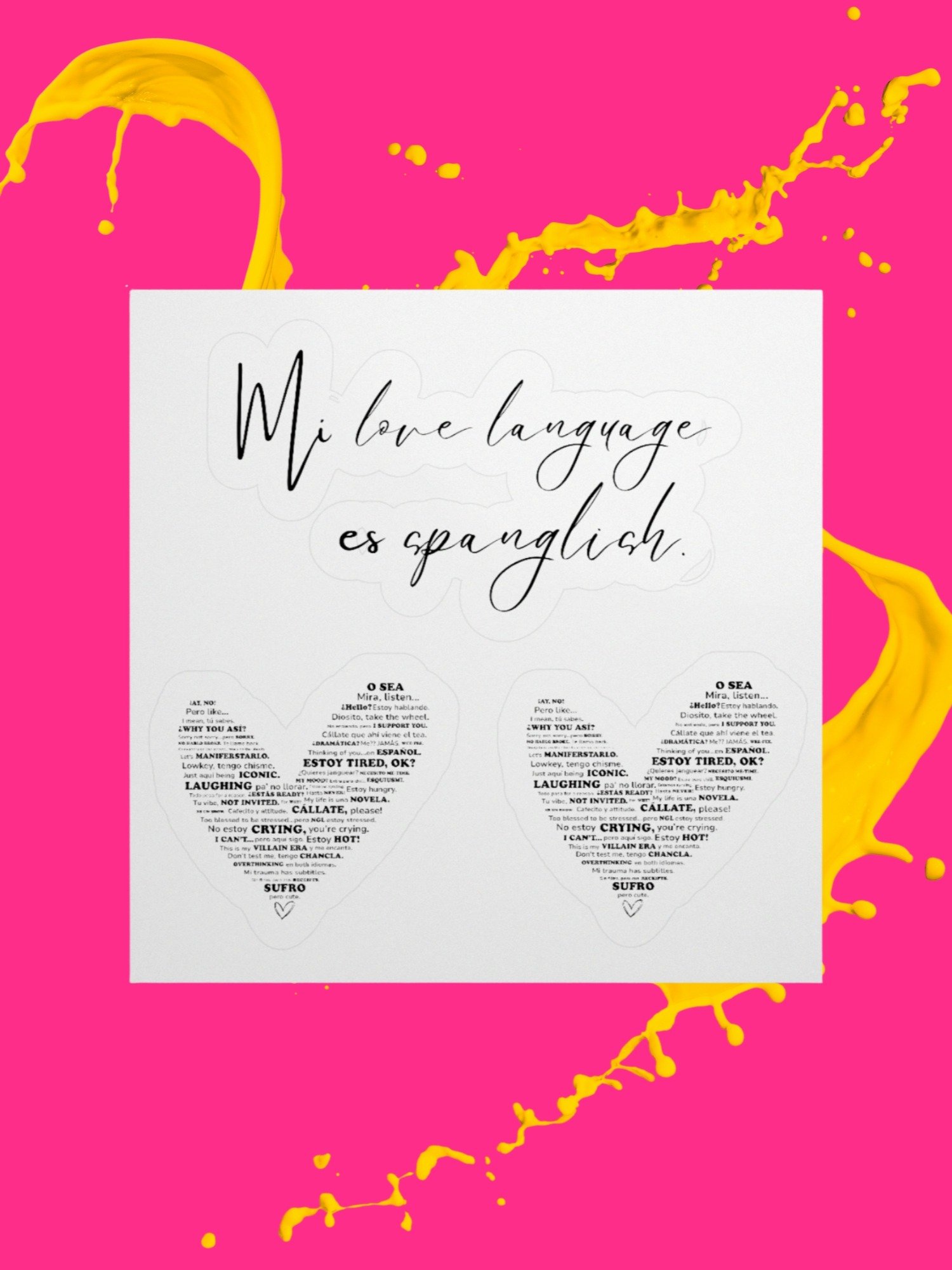 "Spanglish" Duo Sticky product image (1)