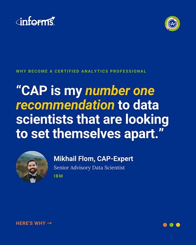 The cost of getting it wrong is rising. ⬇️

Mikhail Flom, CAP-Expert, on why a professional standard is pivotal for data scie...