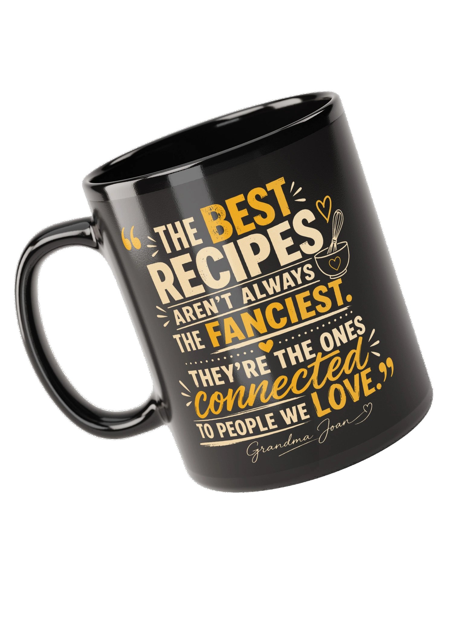 The Best Recipes Arent Always the Fanciest! Black Mug product image (5)