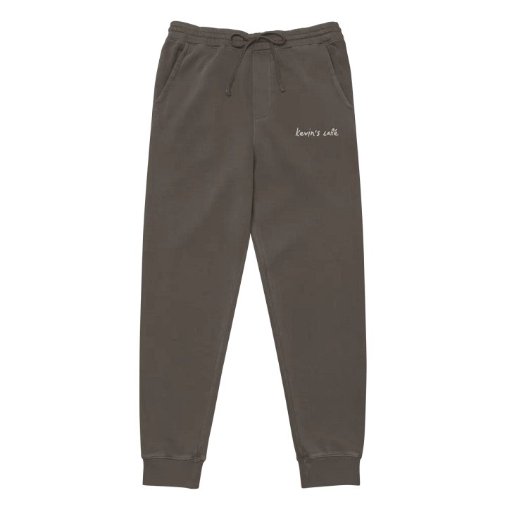 Kevin's Café Pigment Dyed Joggers in Black & White product image (1)