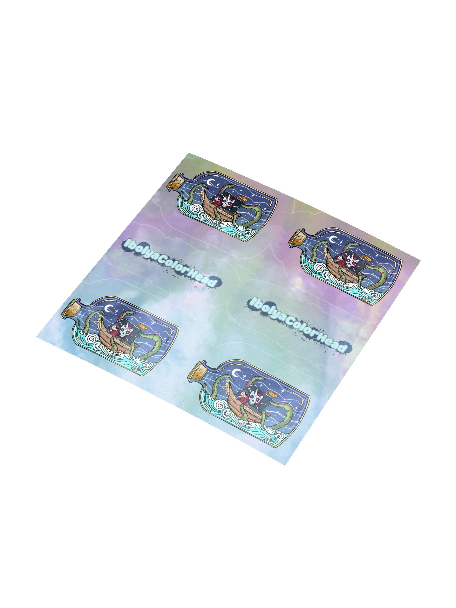 Captain Ibo Holographic Sticker product image (3)