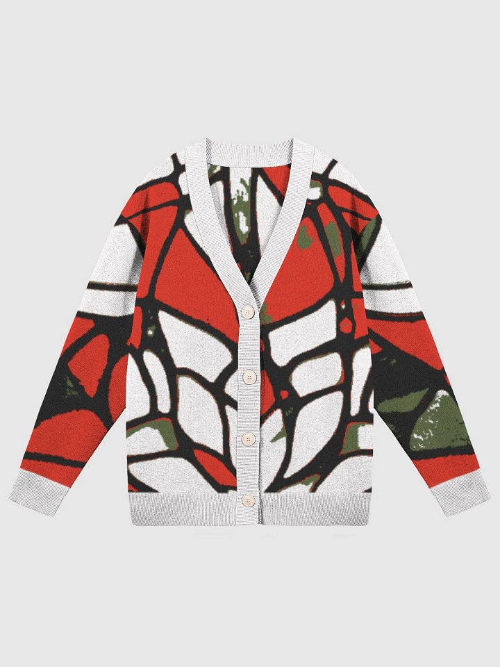 Stained Glass Christmas Knitted Cardigan product image (4)
