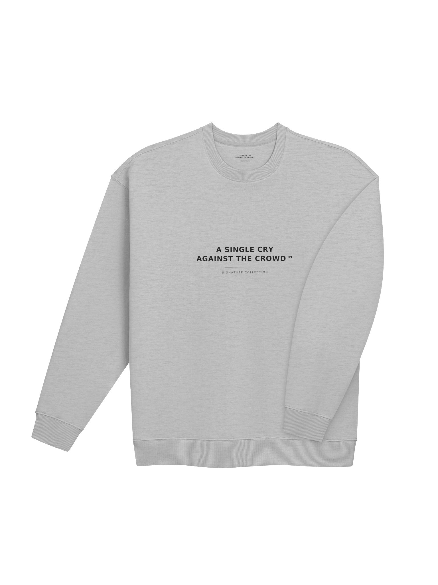 A Single Cry Against the Crowd™ — Signature Essential Oversized Sweatshirt | Beyond Homelands™ product image (4)
