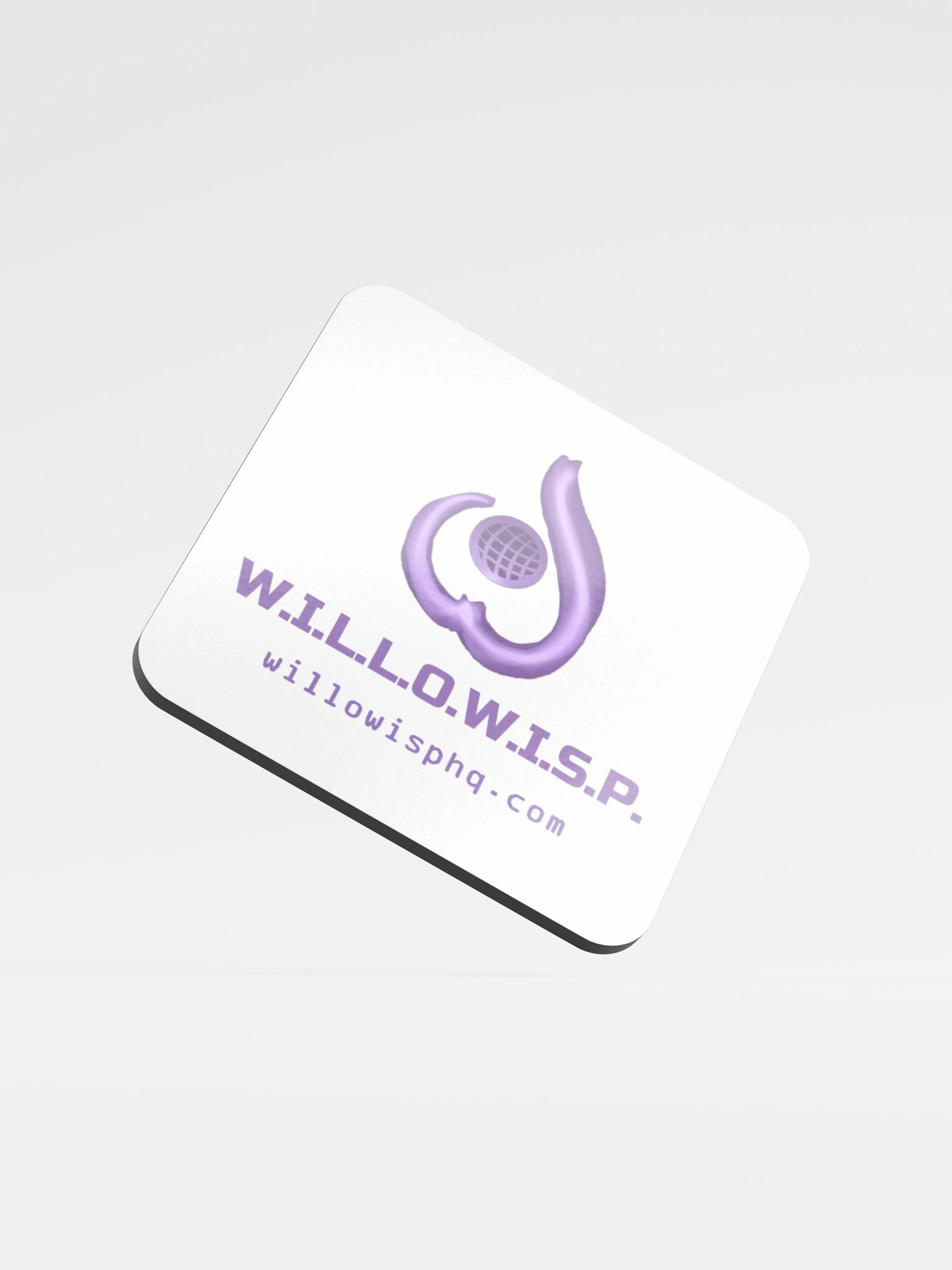 WILLOWISP Super Cork Coaster (white) product image (1)