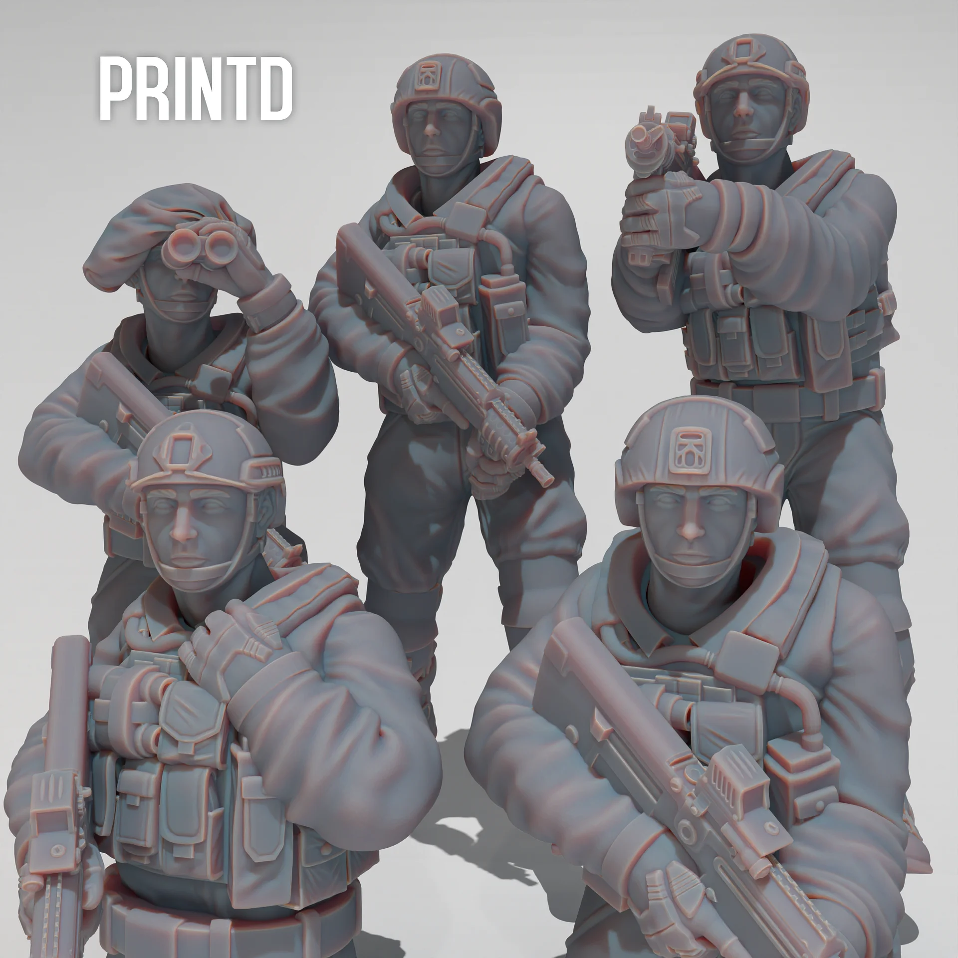 Israeli Defence Forces - Modern Warfare Wargame Hobby Resin Scale Models product image (1)