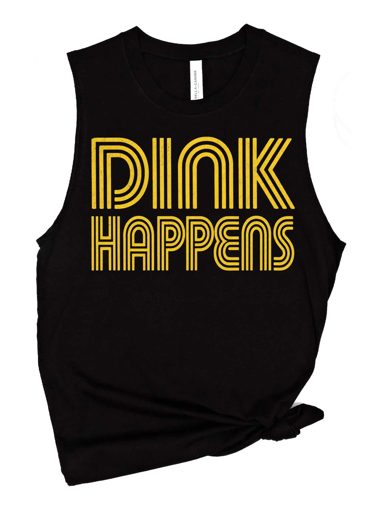 Dink Happens Funny Pickleball Tank Top Retro Vintage Gift for Pickleball Lovers product image (1)