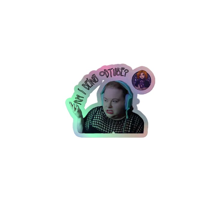 Am I BEing obTUSE? sticker product image (1)