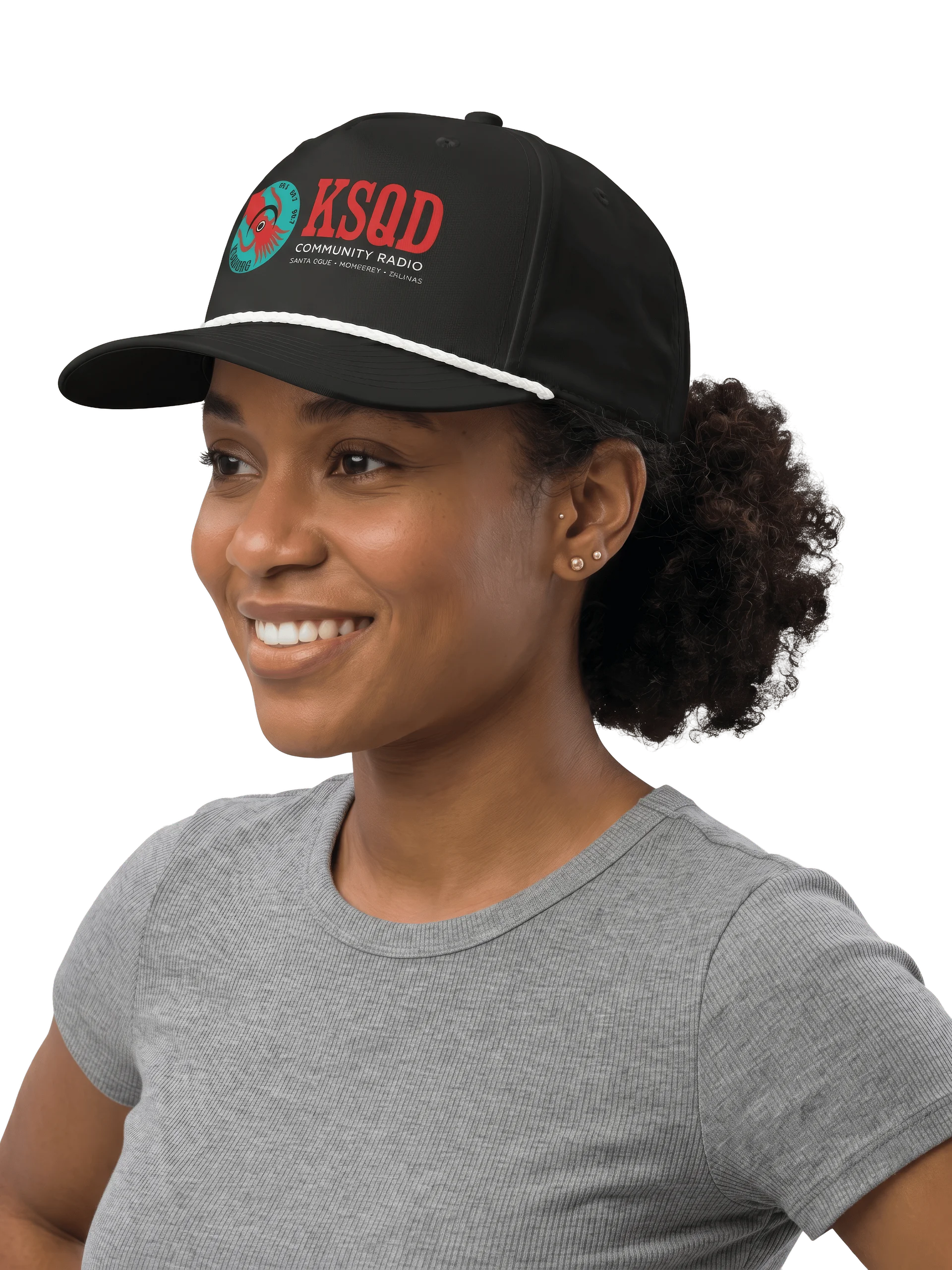 KSQD Community Radio Rope Hat product image (1)