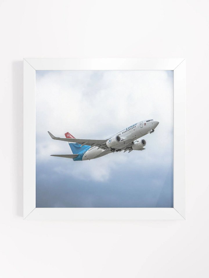 Luxair Boeing 737-700 Framed Photograph product image (1)