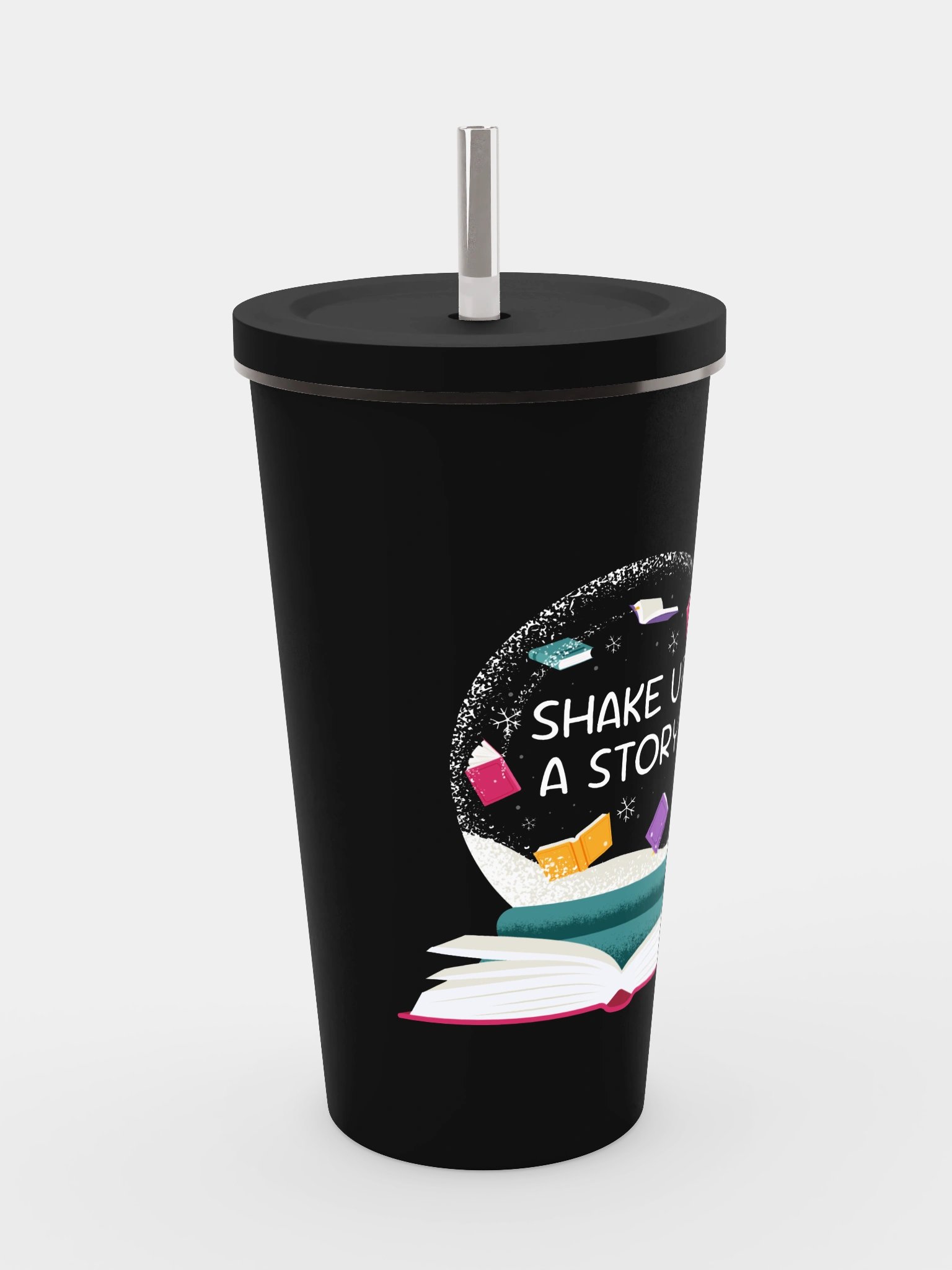 Shake Up a Story! Insulated Tumbler with a Straw product image (8)