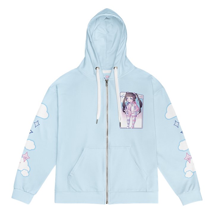 DeviCat Chibi 2026 Zip Hoodie product image (1)
