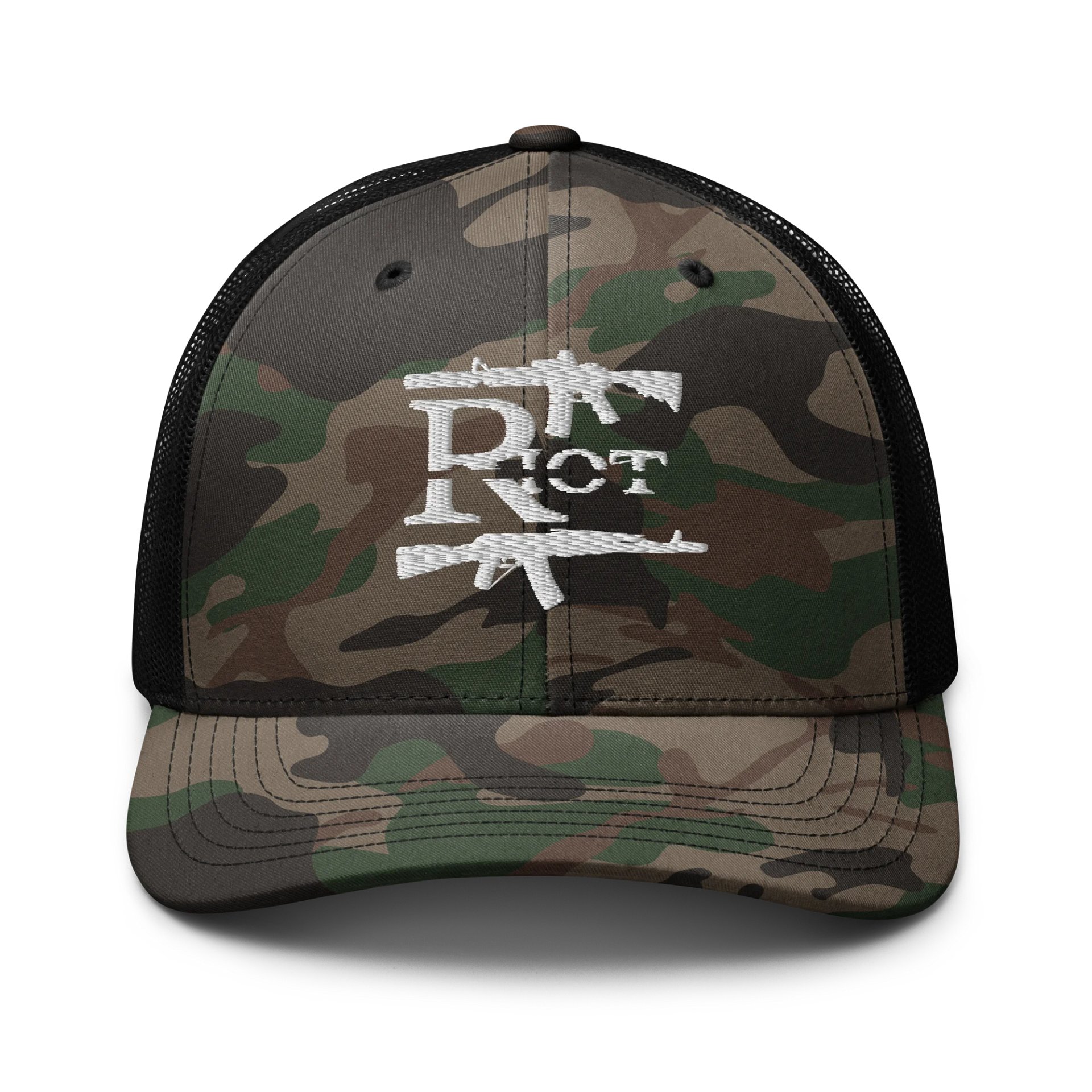 Riot Logo Camo Hat product image (1)