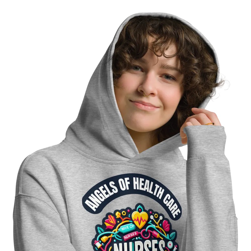 Nurse Tribute Emblem Oversized Hoodie product image (19)