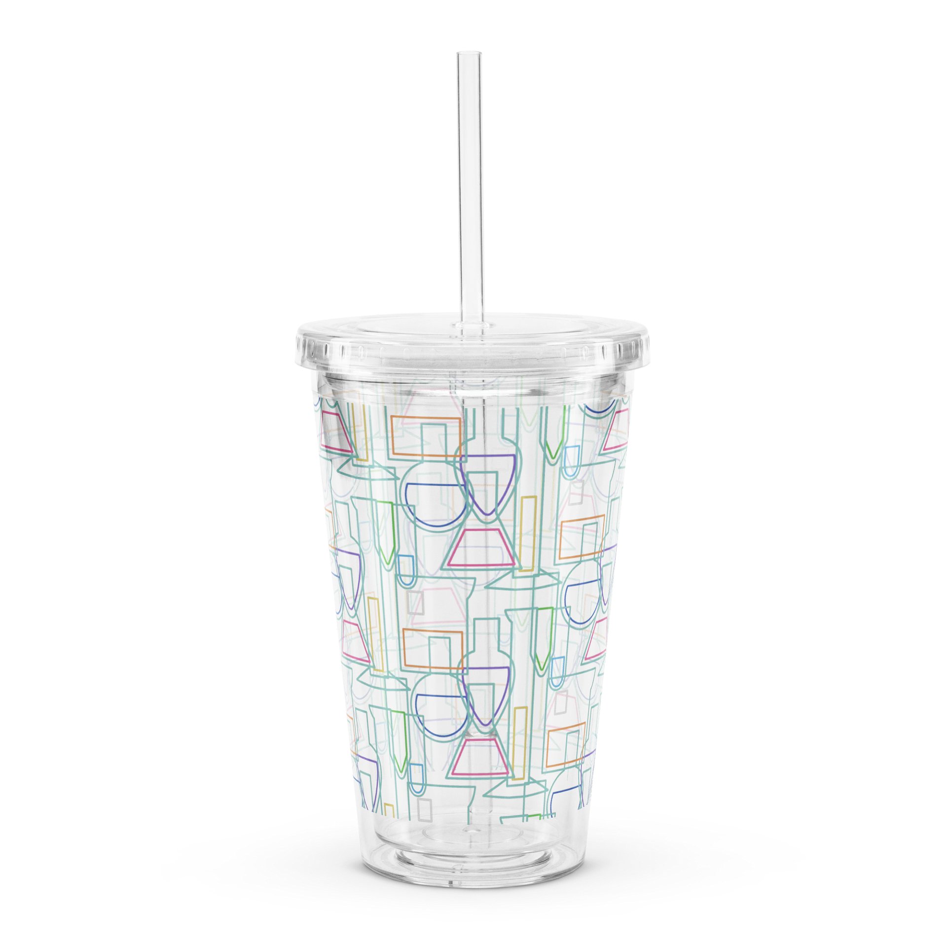 Chemistry Lab Lines Plastic Tumbler product image (3)