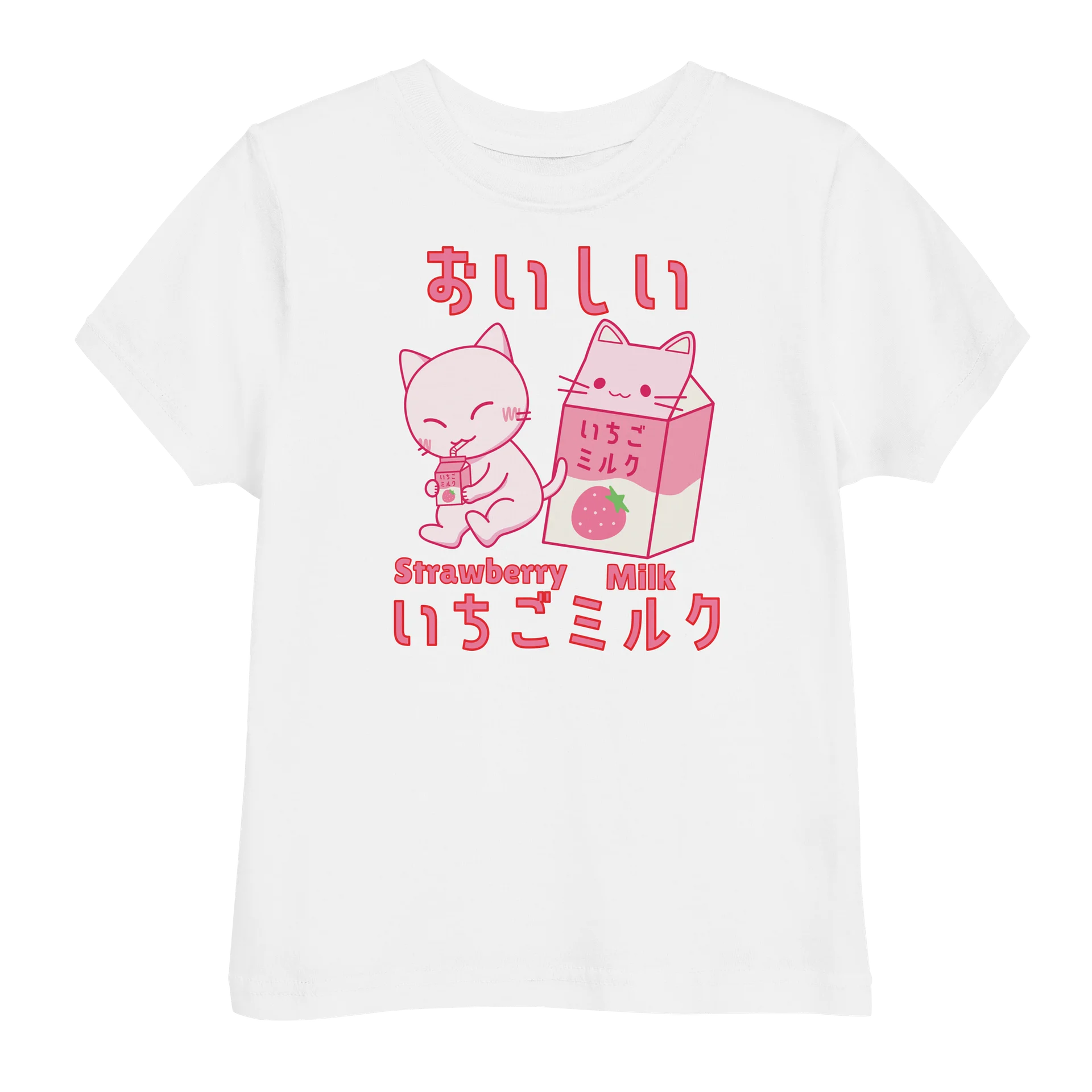 Strawberry Milk Cat - Toddler T-shirt product image (6)