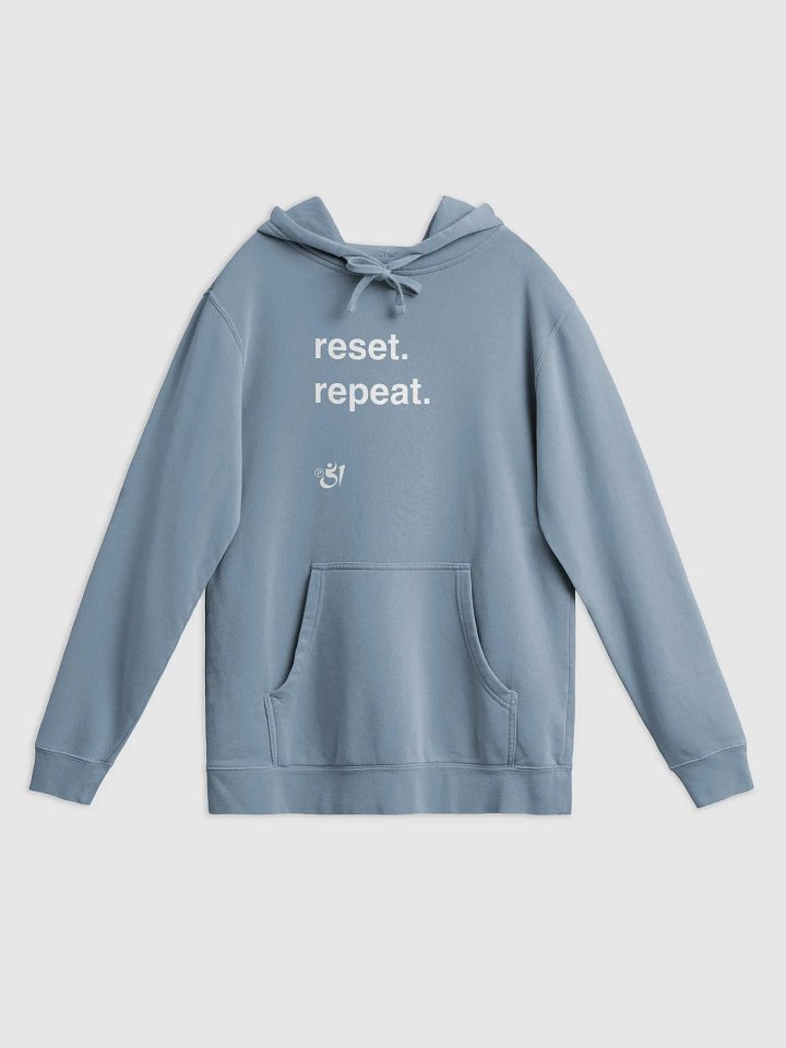 reset. repeat. hoodie product image (1)