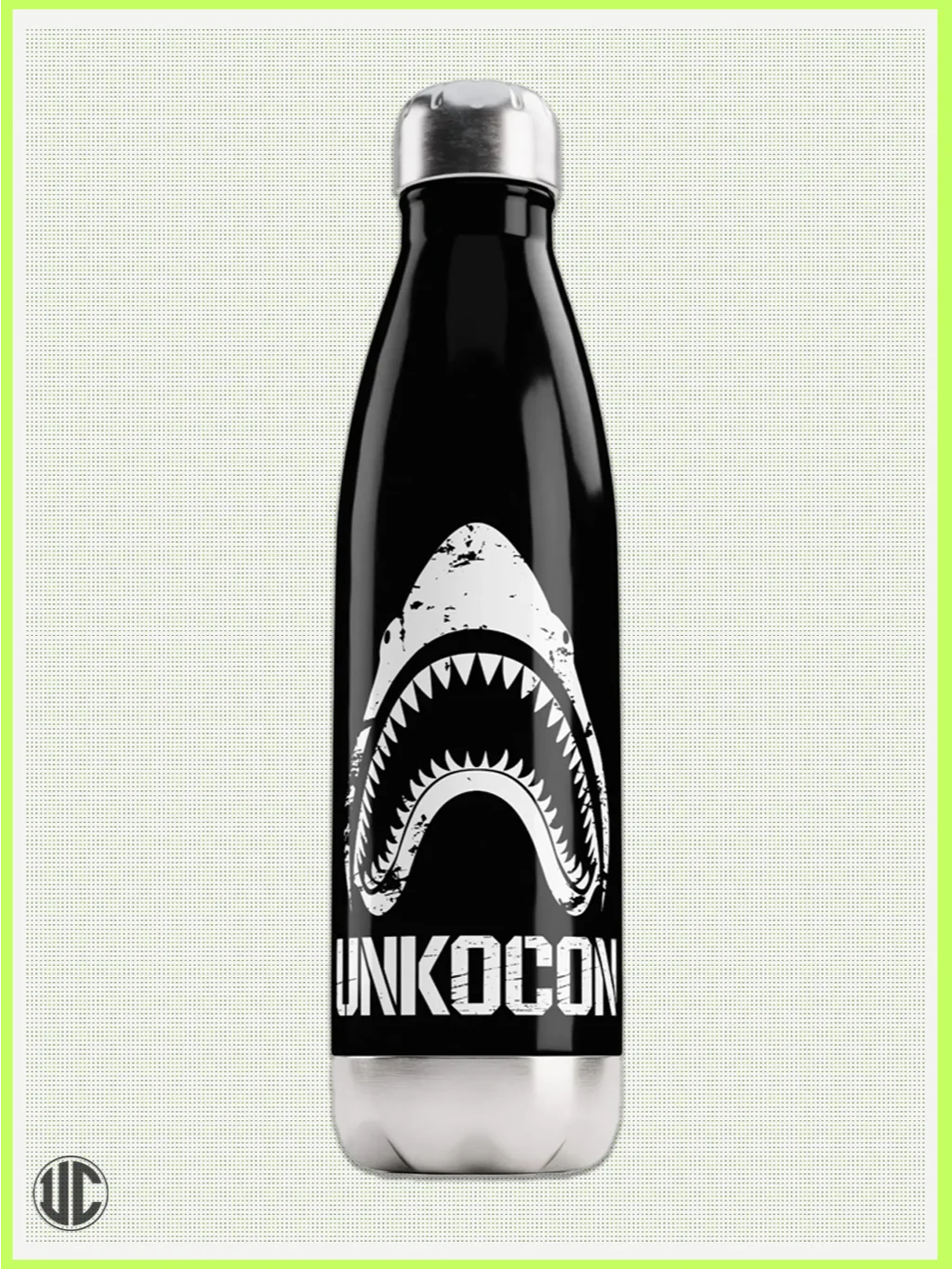 UnkoCon – Shark Head Stainless Steel Water Bottle (17 oz) product image (1)