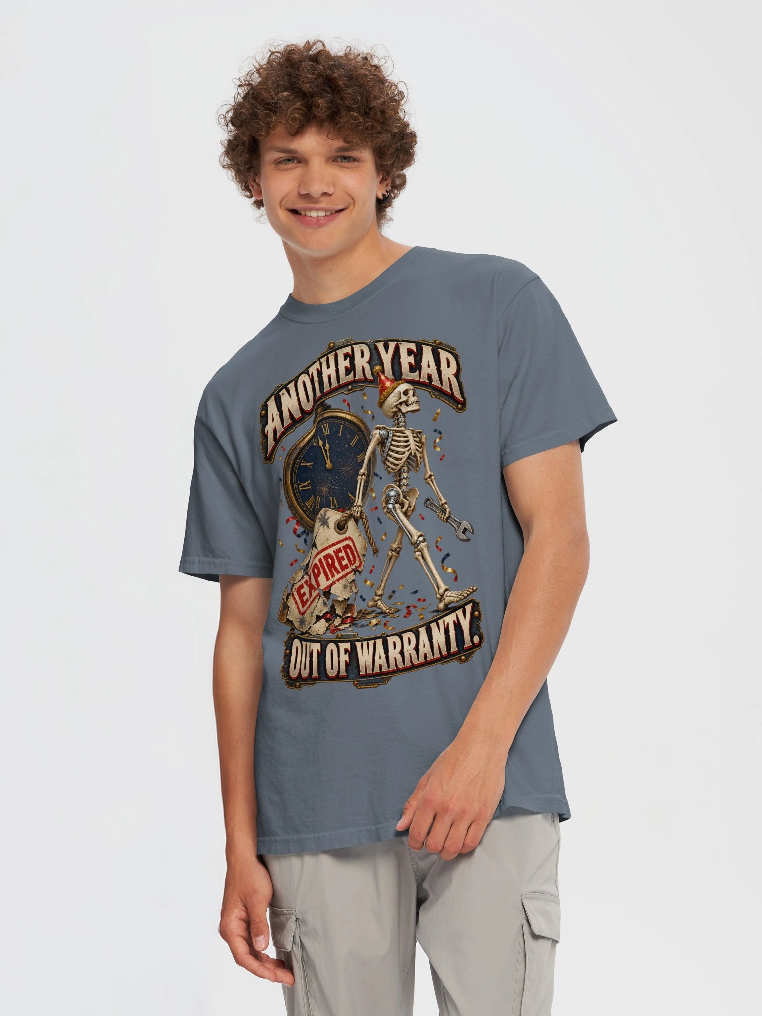 Funny Birthday & New Year Shirt — Another Year, Out of Warranty | Broken Resolutions™ product image (6)