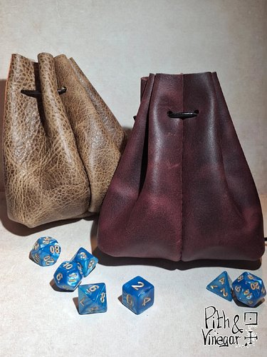 You don’t need another pouch.

…you probably do.

#dicepouch #leatherpouch #dicegoblin #handcraftedleather #leathergoods
