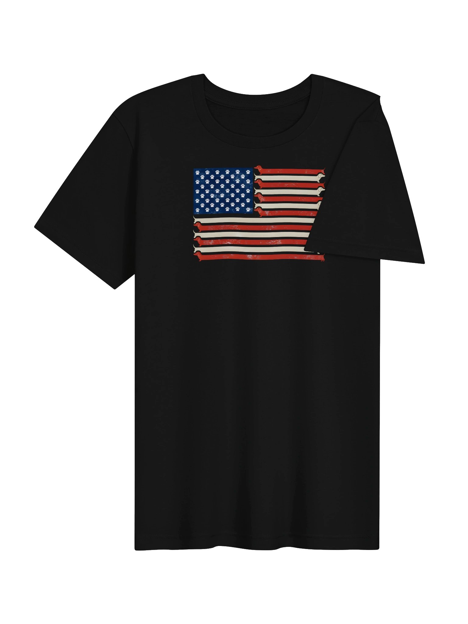 Patriotic Dachshund T-Shirt – American Flag Wiener Dog Tee product image (4)