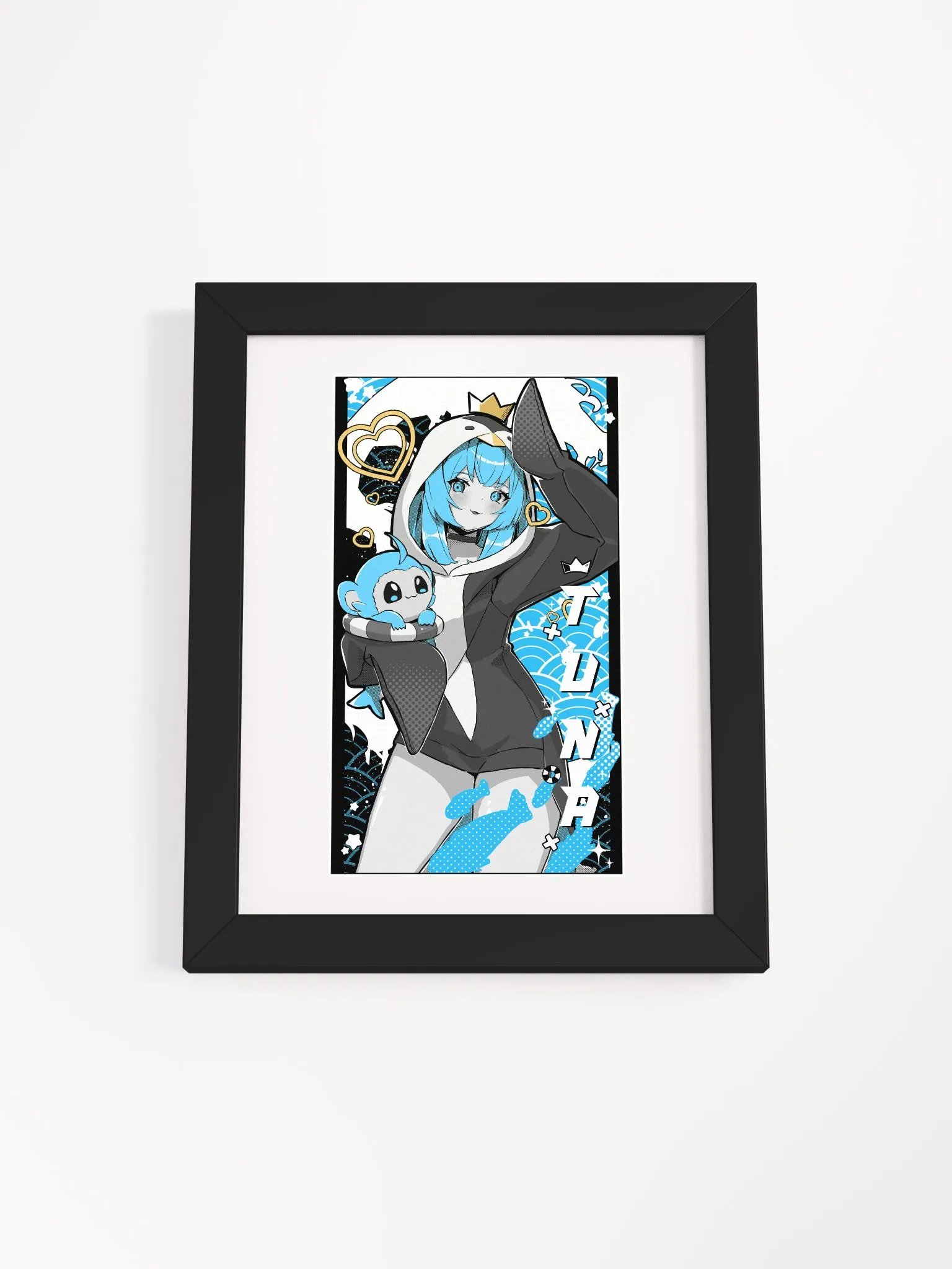 Black & Blue Framed Art product image (1)