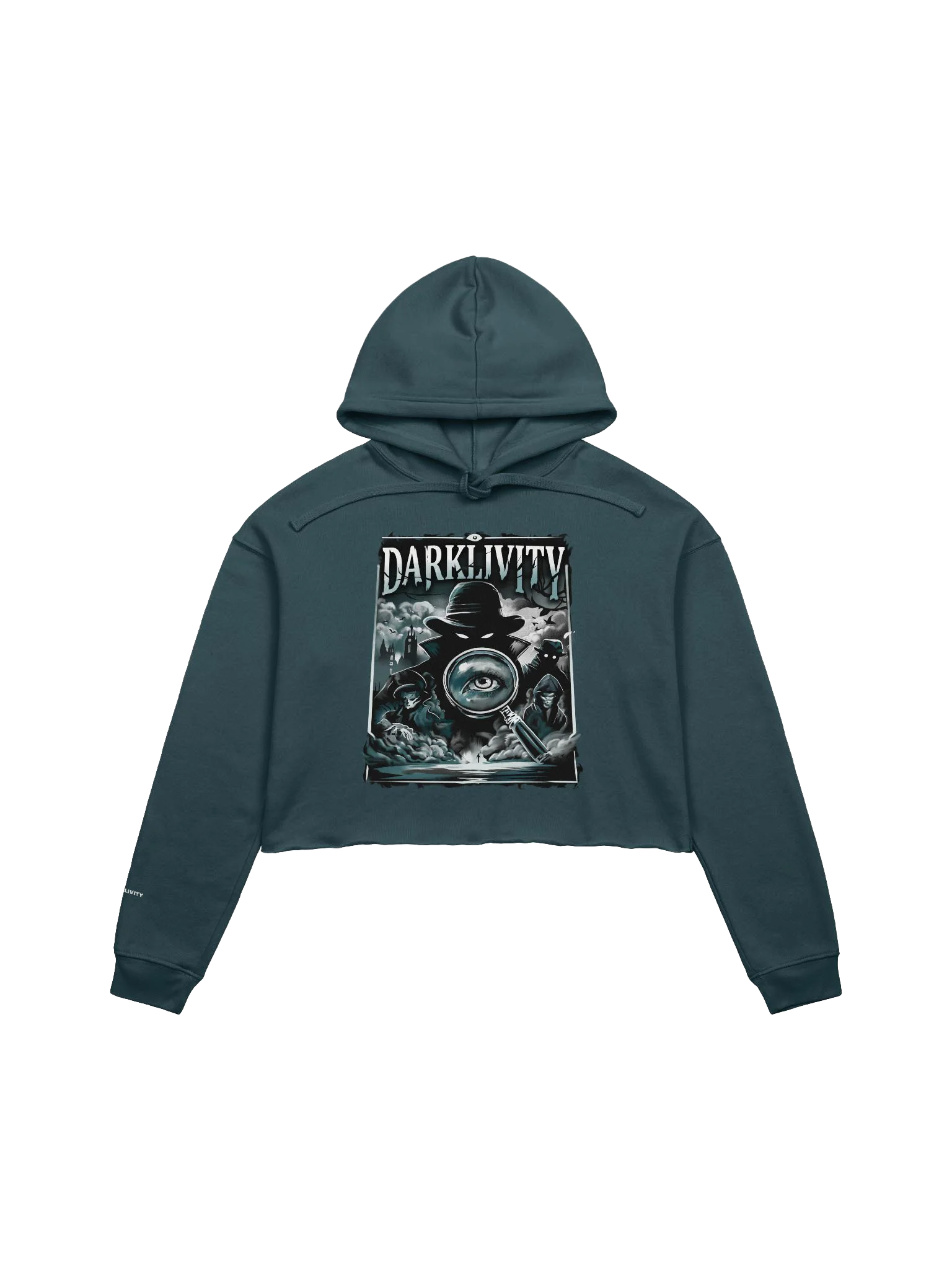 DARKLIVITY Phantom Detective Crop Hoodie product image (5)