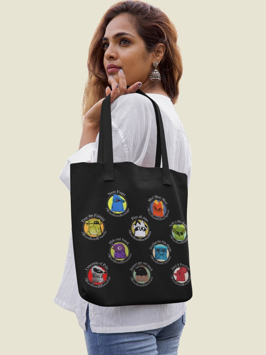 Root Factions Shoulder Tote Bag for Board Gamers - 10 Factions Polka Dot - unofficial product image (1)