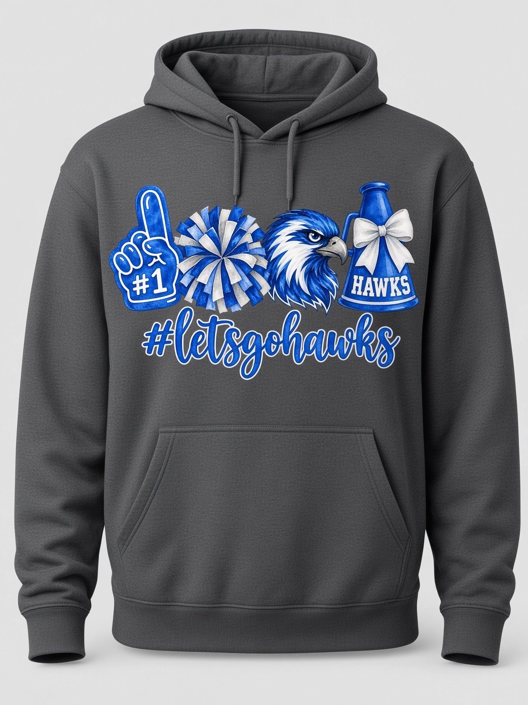 Lets Go Hawks Hoodie product image (4)