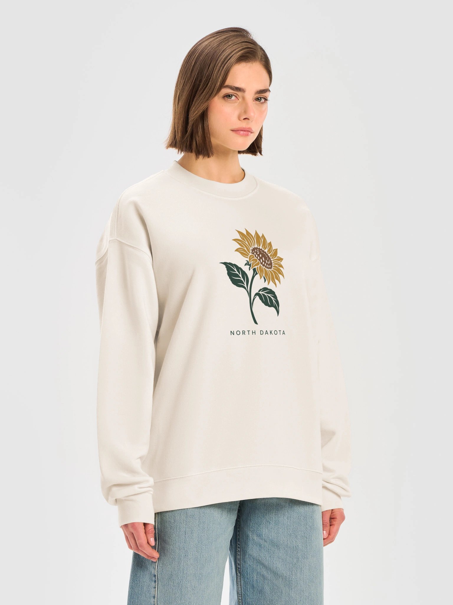 Sunflower Field Note Relaxed Crewneck product image (13)