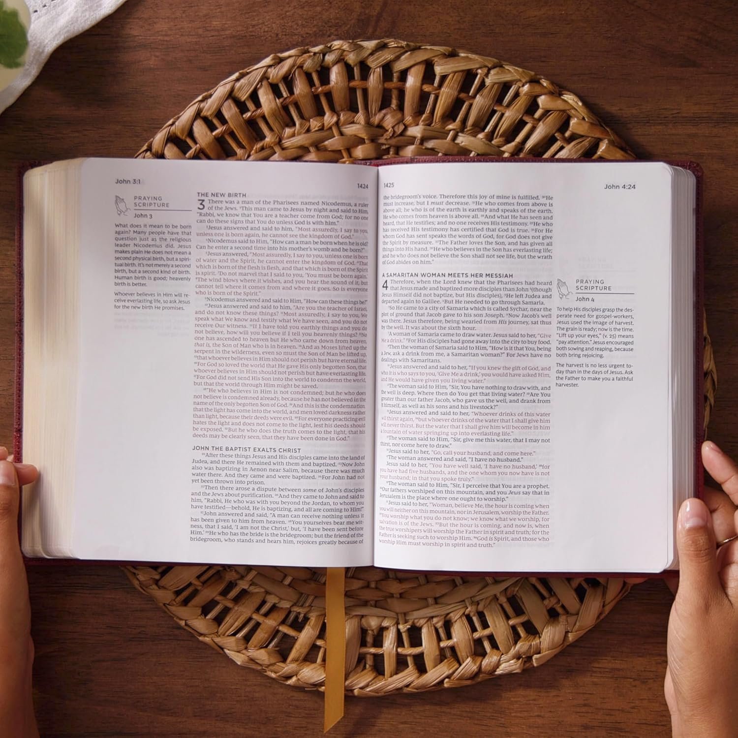 NKJV Prayer Bible, Comfort Print--Hardcover product image (5)