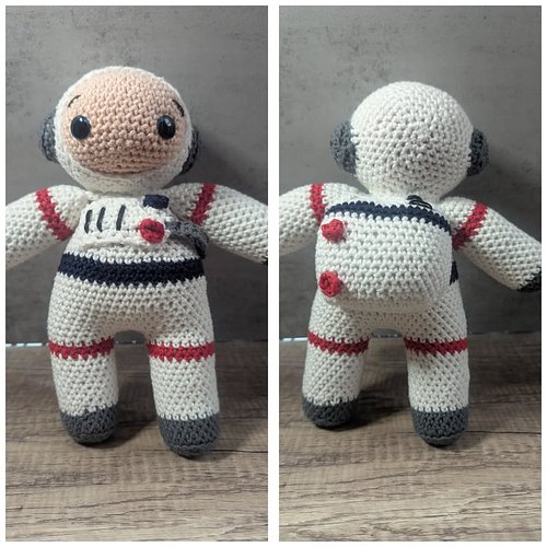 Another thing done for the fair and only three more to go! This astronaut pattern came from an old magazine I got from the li...