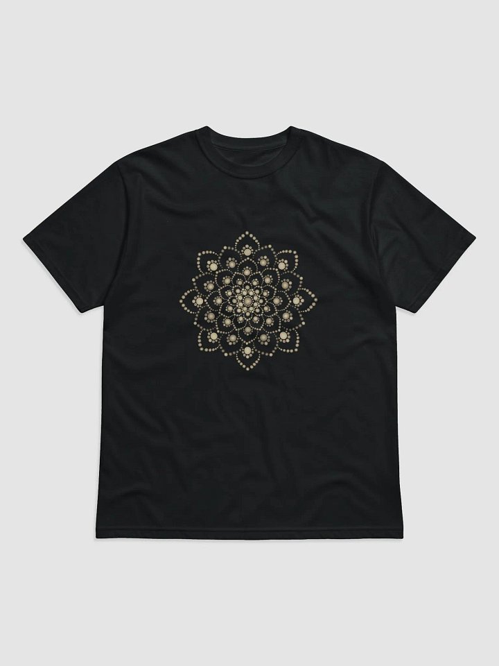 Golden-Brown Mandala Unisex Organic T-Shirt product image (1)