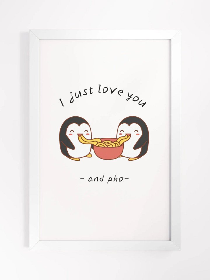 Penguin And Pho Love Frame product image (1)